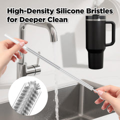 VOGOGE bristles reach 4.13 inches inside to help remove stubborn stains without scratching.
