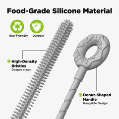 VOGOGE silicone cleaner is heat-resistant up to 356°F for boiling water or steam cleaning.
