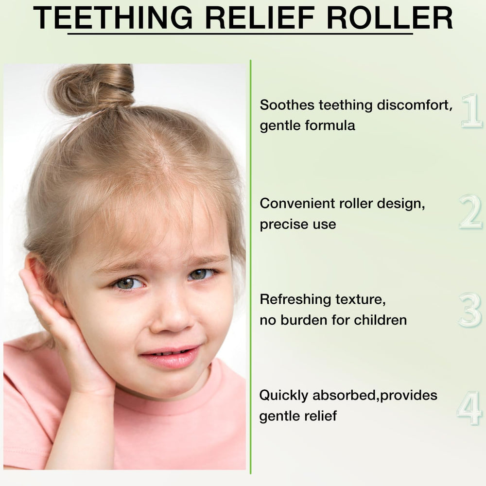 VOKSODHCK Teething Roller – all-natural ingredients for a gentle skin-friendly massage