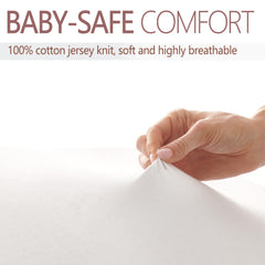 VOLHA & CO bassinet fitted sheet compatible with Halo, SNOO, 4moms, Fisher-Price, Delta