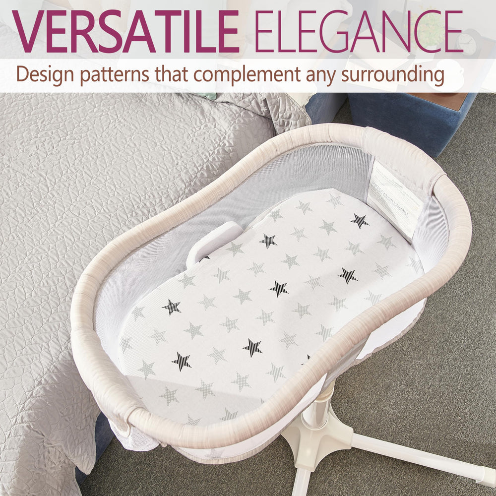 VOLHA & CO 100% cotton jersey close-up, breathable and soft for baby skin.