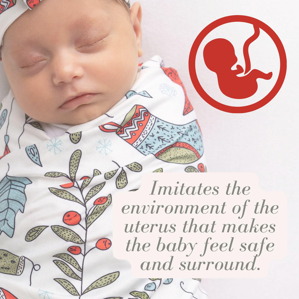 Vollmic zipper-free swaddle design emphasizing simple, snug wrap