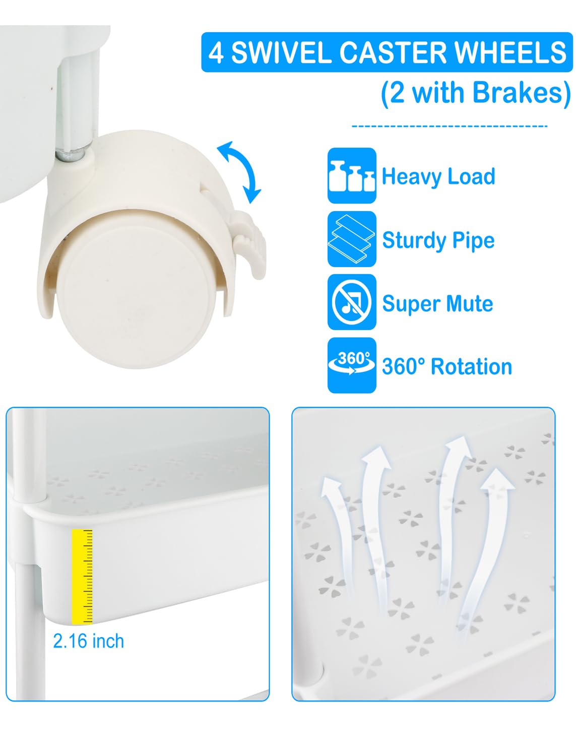 Volnamal diaper caddy beside nursery change area offers storage.