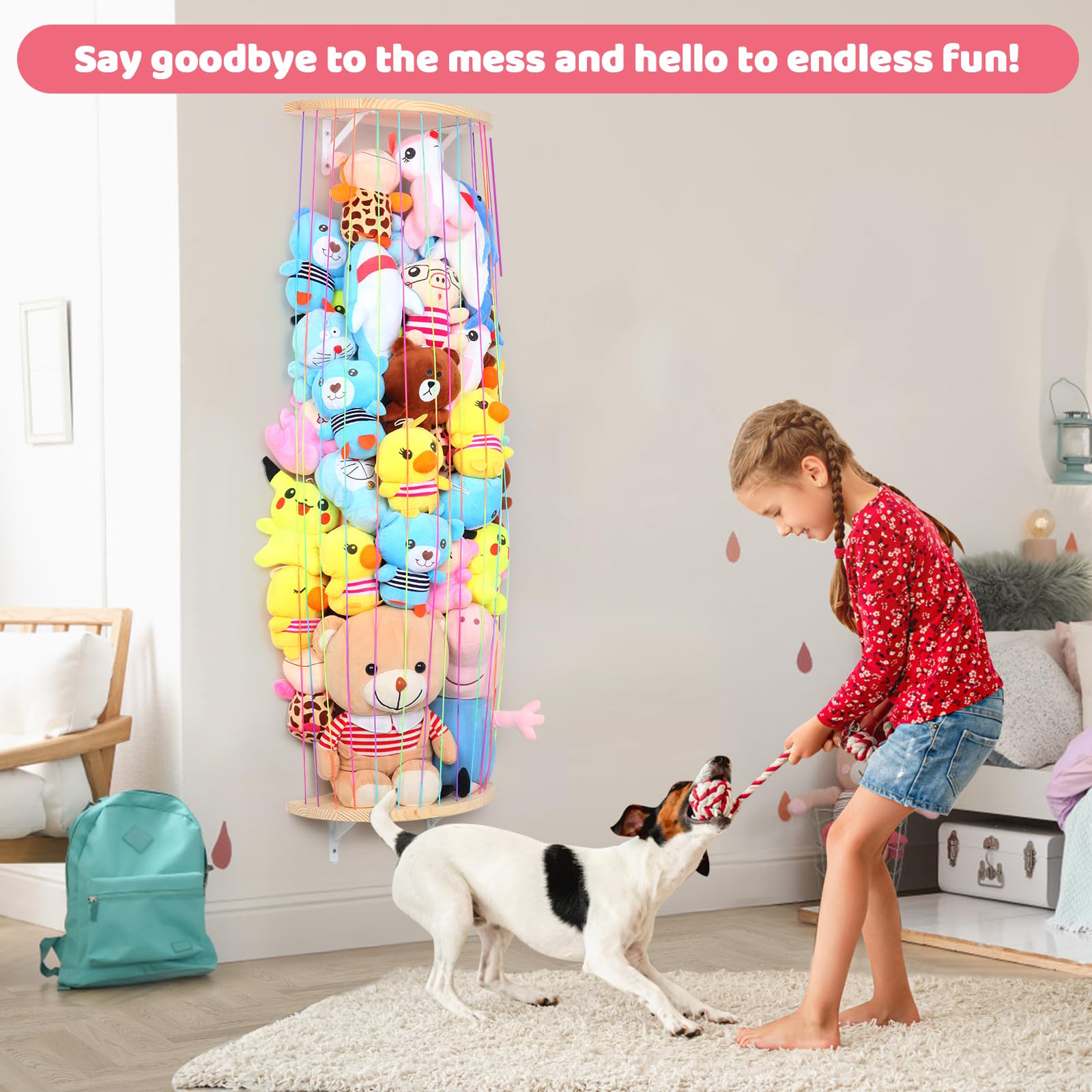 VOMELON adjustable-height toy net from 50 to 78 inches for flexibility