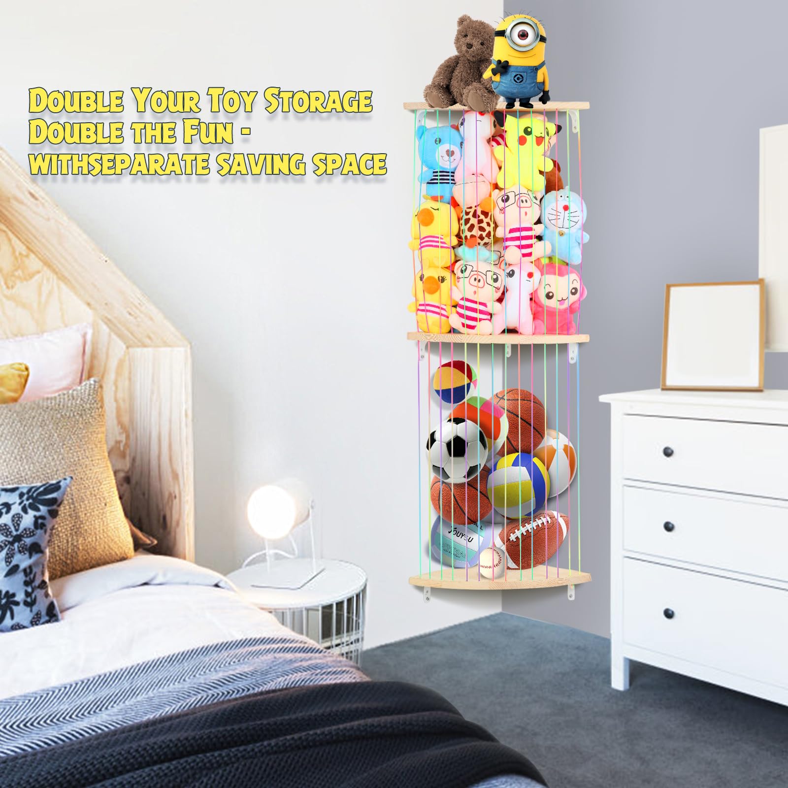 VOMELON easy-install wall mount makes setup quick and sturdy