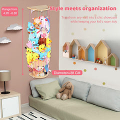 VOMELON wooden board frame with half-circle design in nursery decor