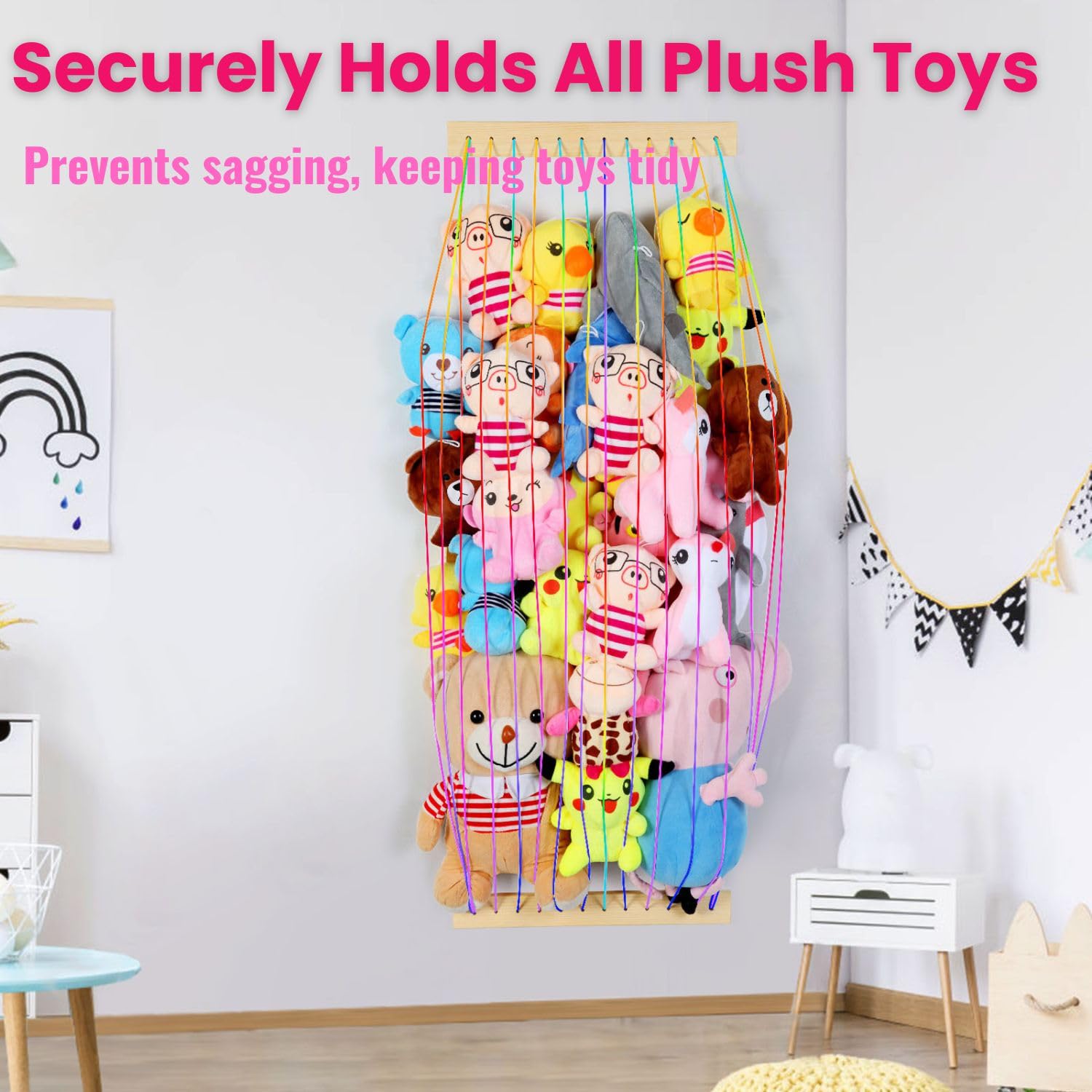 VOMELON organized playroom scene highlights clutter-free space.