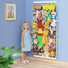VOMELON stuffed-animal-storage-hammock wall-mount keeps toys organized for easy access.
