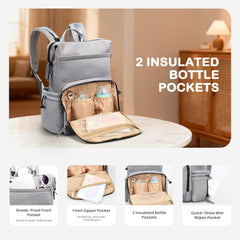 VONAL insulated bottle pocket keeps bottles at the right temperature on outings.