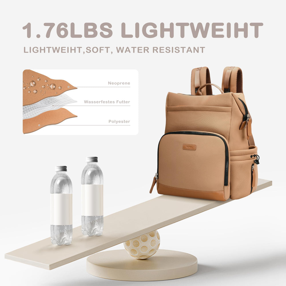 VONAL brown colorway fits both parents for everyday outings