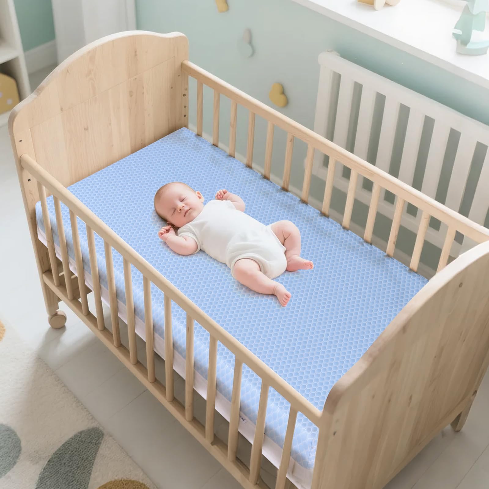 voomf dual-firmness side demonstrates infant support and toddler comfort