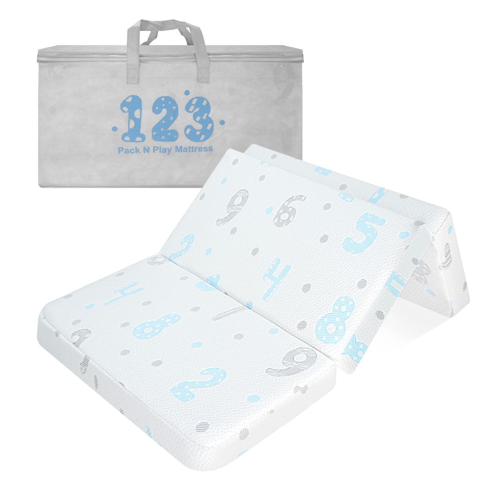 voomf pack n play mattress pad soft cover reduces noise for quieter naps
