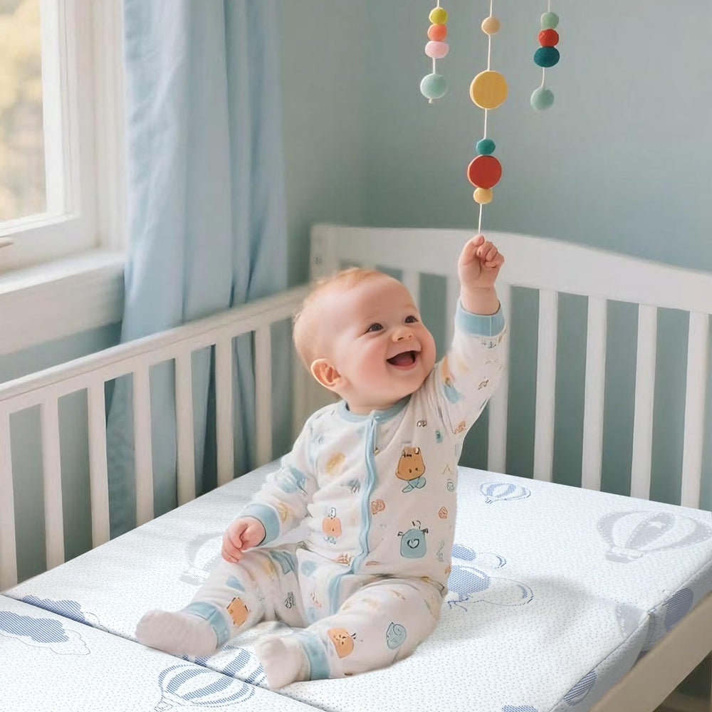 voomf pack-n-play mattress removable cover for quick cleaning