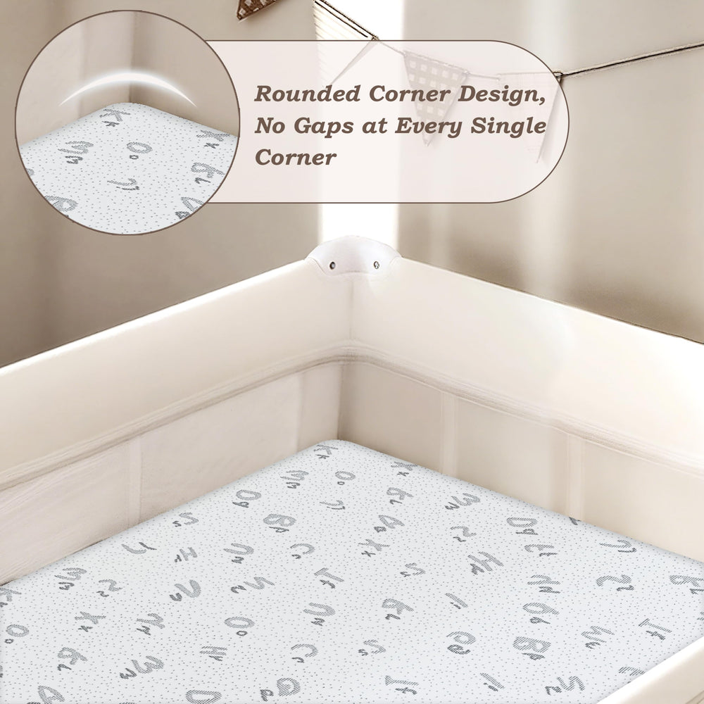 voomf Trifold Pack N Play Mattress removable cover for easy washing