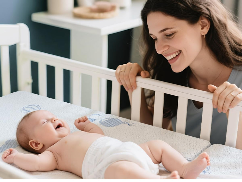voomf mattress uses high-density foam for sturdy baby support