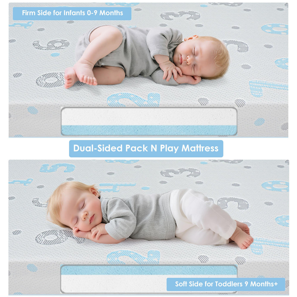 voomf white high-density foam side supports baby's spine