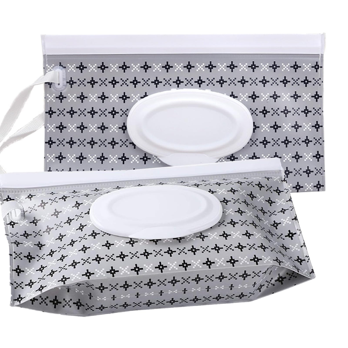 VOONGOR baby wipe dispenser 2-pack protects wipes during travel with reusable EVA case