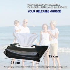 VOONGOR wipe holder flip-cover closeup highlighting quick-access design