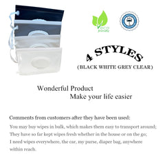 VOONGOR baby wipes pouches four-style pack adds stylish practicality.