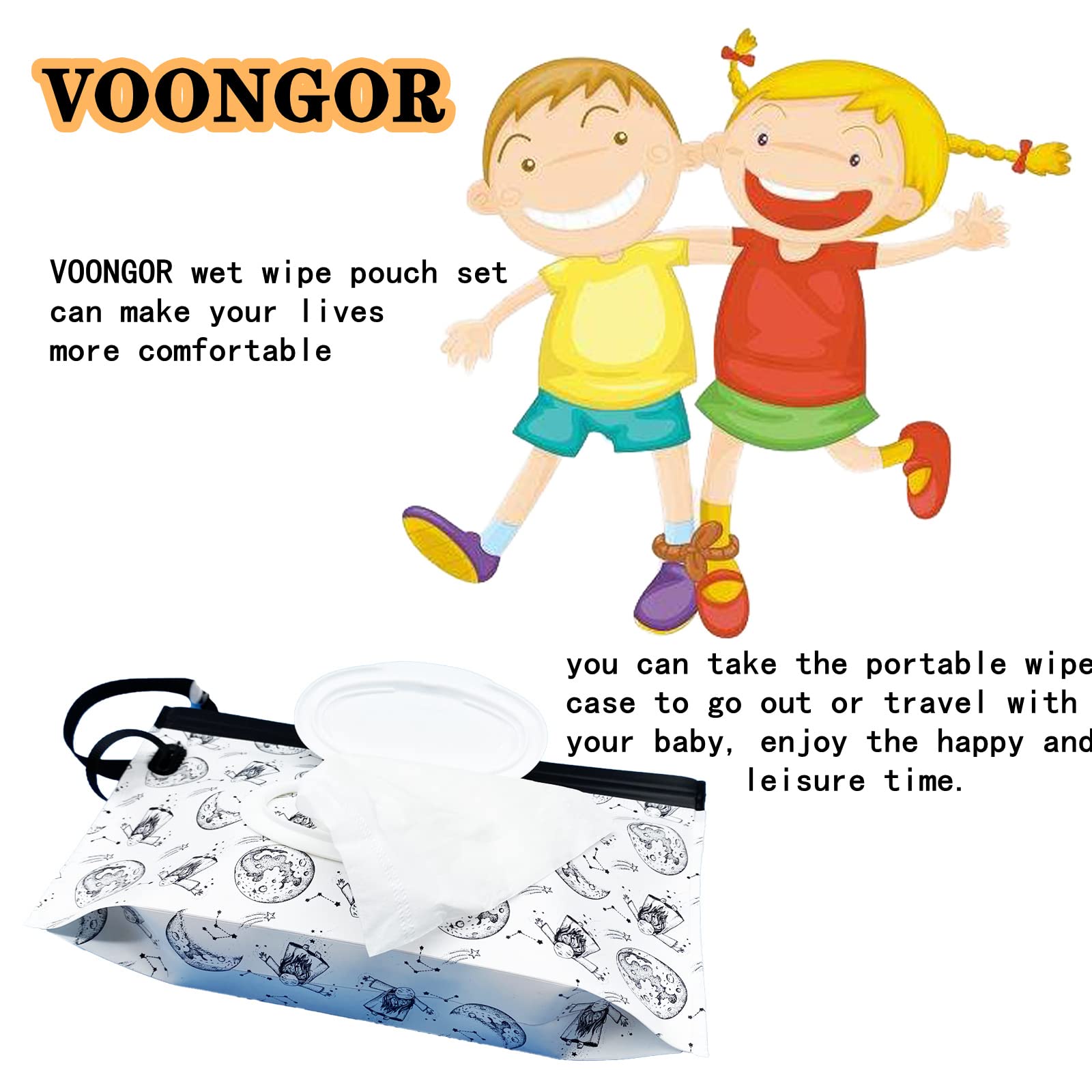 VOONGOR case measures 9.45 by 5.5 inches for compact packing