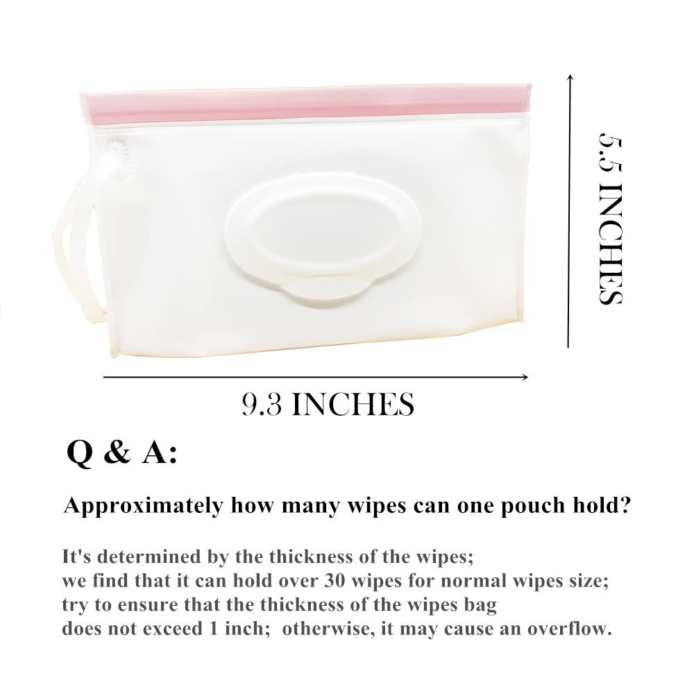 VOONGOR wet wipe pouch closed with wipes ready for compact storage