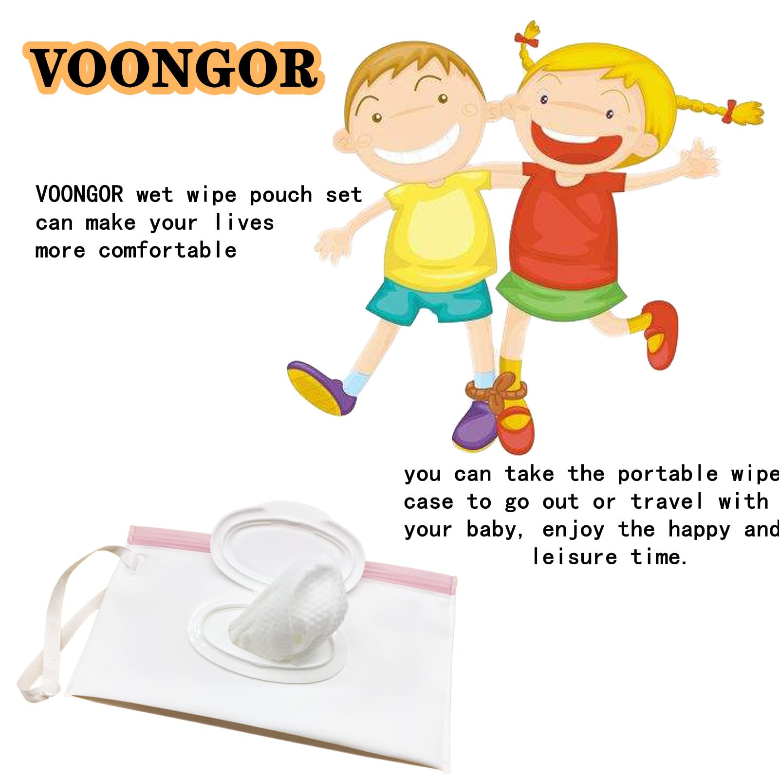 VOONGOR pouch dimensions 9.45x5.5x1.75 inches offering roomy capacity