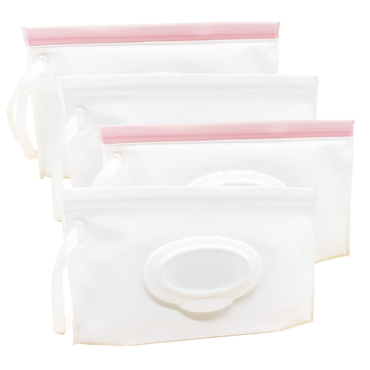 VOONGOR wet wipe pouch opened for quick access during a diaper change