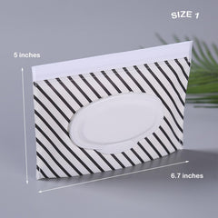 VOONGOR plaid wipe pouch sealed, keeps wipes moist during travel