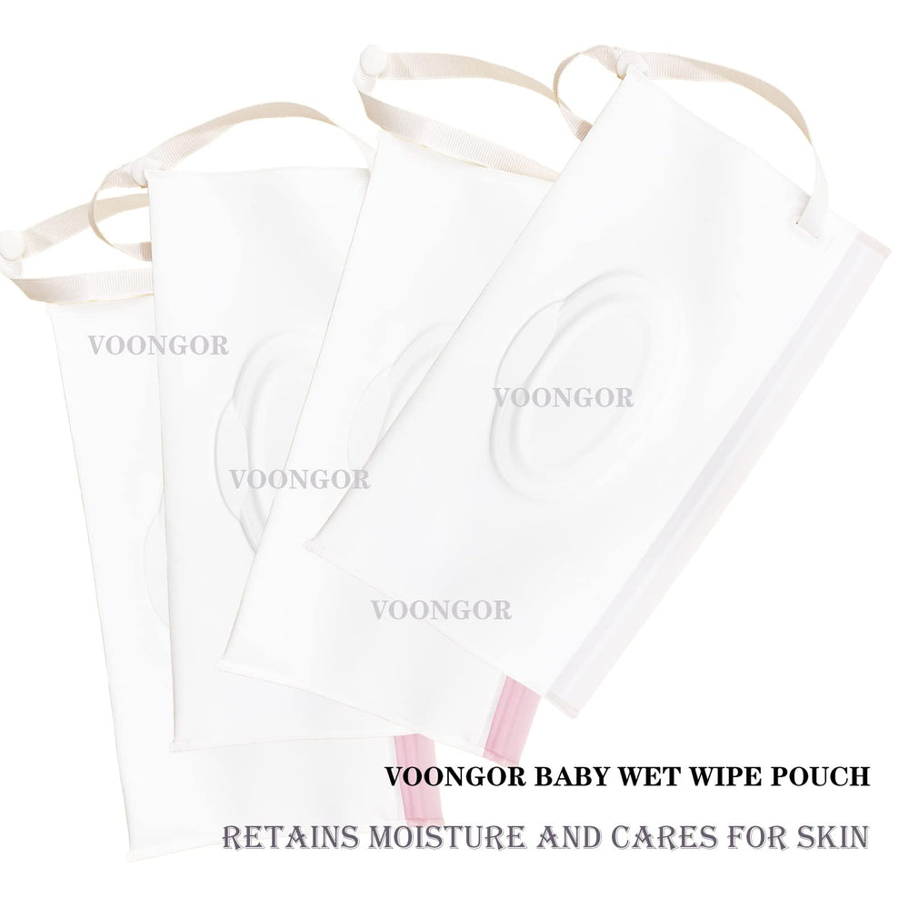 VOONGOR travel-ready wipe pouch fits in diaper bags