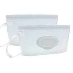 VOONGOR wipe pouch zipper open for easy refills and moist wipes