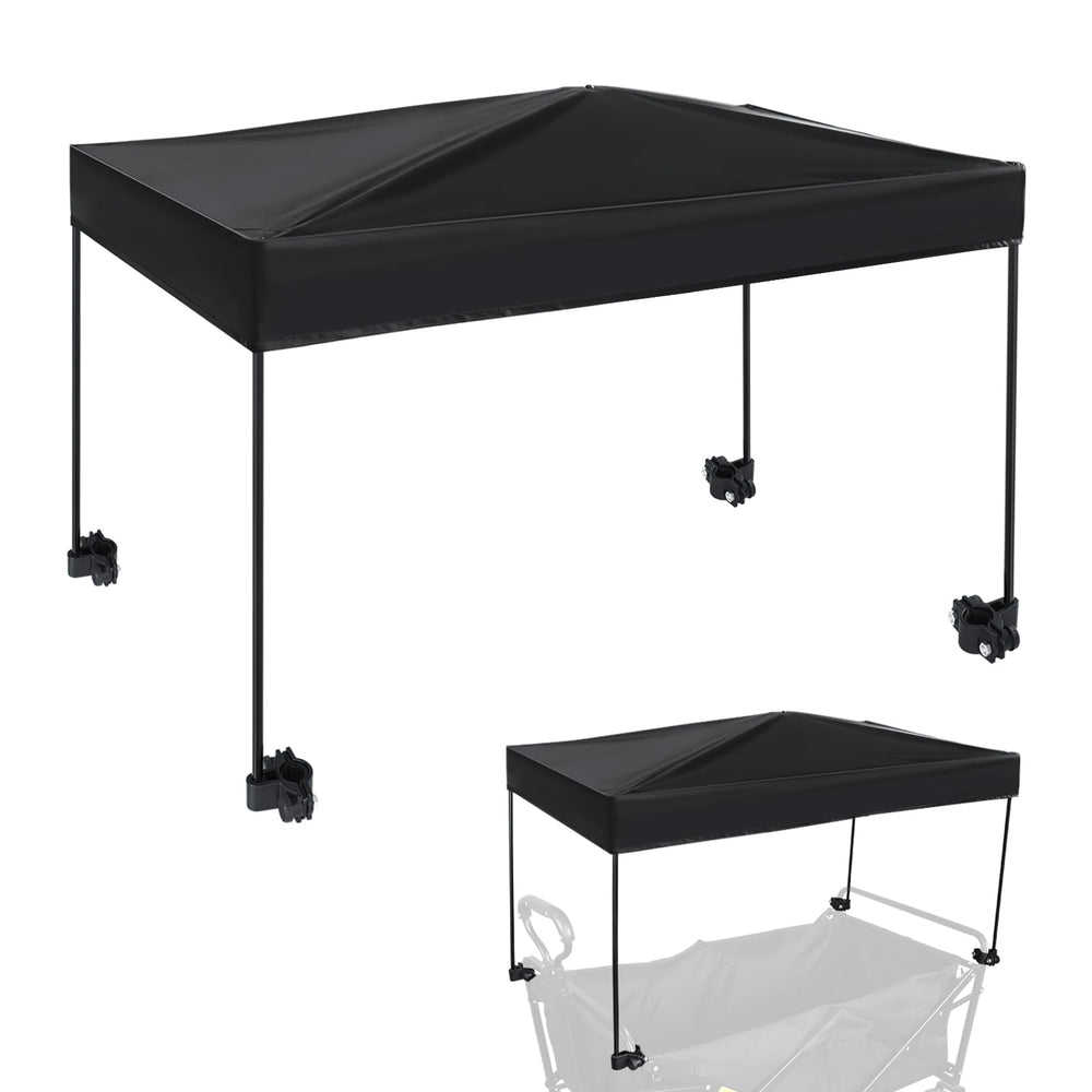 VOONKE wagon canopy cover setup ready to shield gear from sun