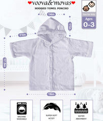 VOOVA & MOVAS plush-texture towel in purple for ultra-soft post-bath cuddles.