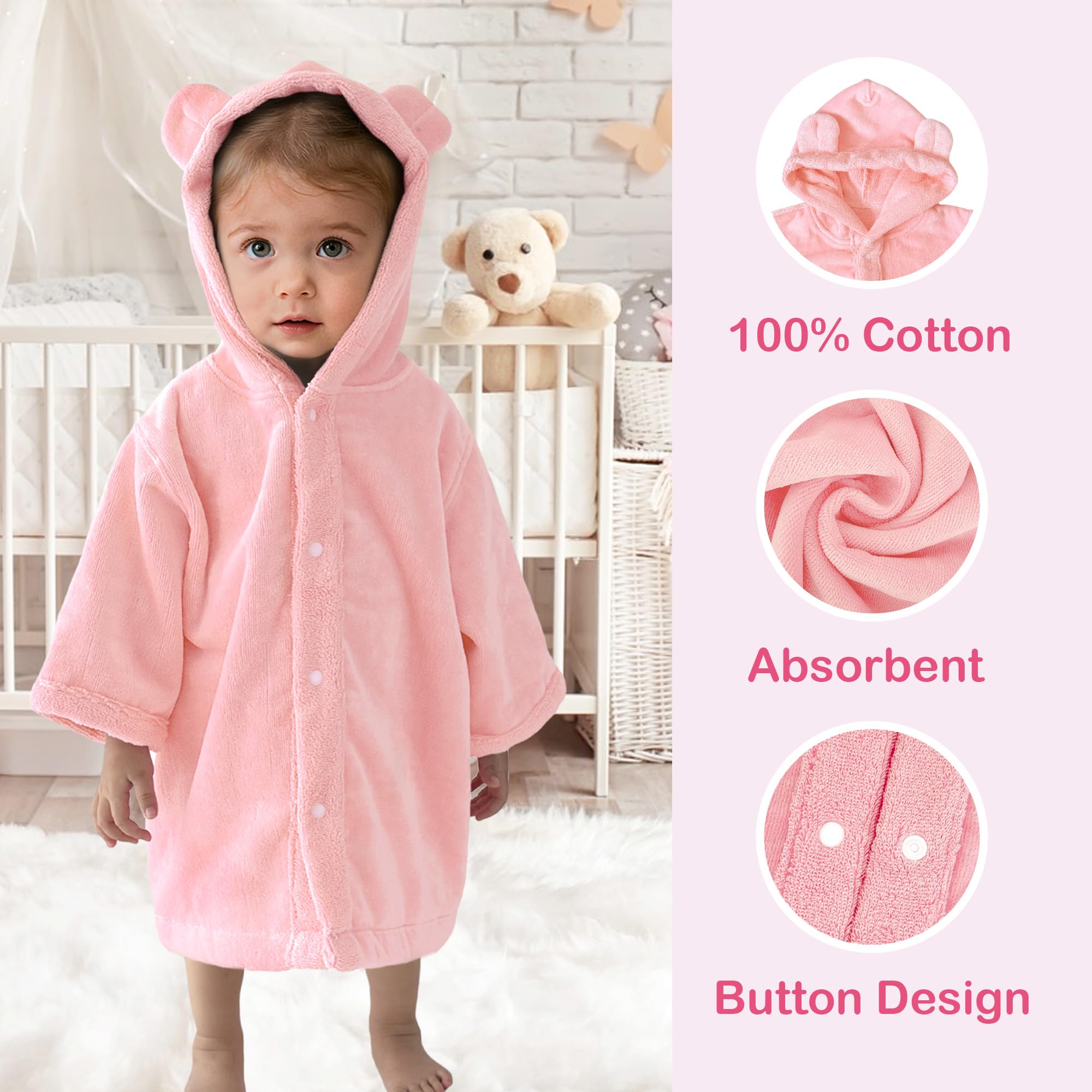 VOOVA & MOVAS hooded design highlights bear ears for warmth.