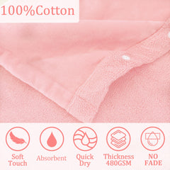 VOOVA & MOVAS towel ready for bath, pool, or beach drying.