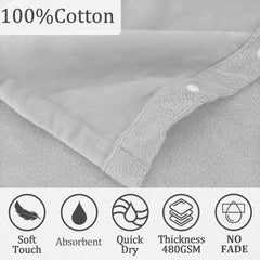 The voova movas towel dries quickly after bath, pool, or beach.