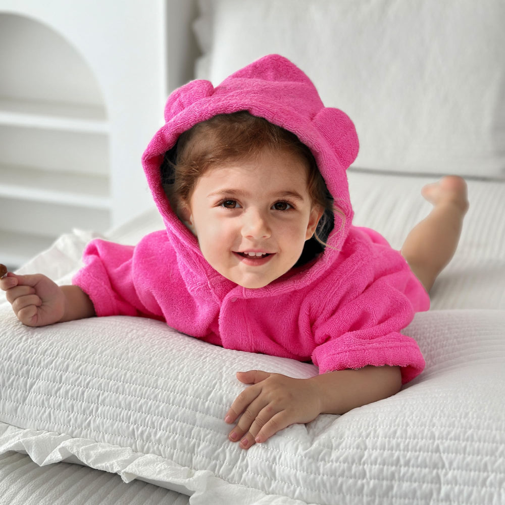 VOOVA and MOVAS perfect baby shower gift with practical, whimsical bear-ear design.