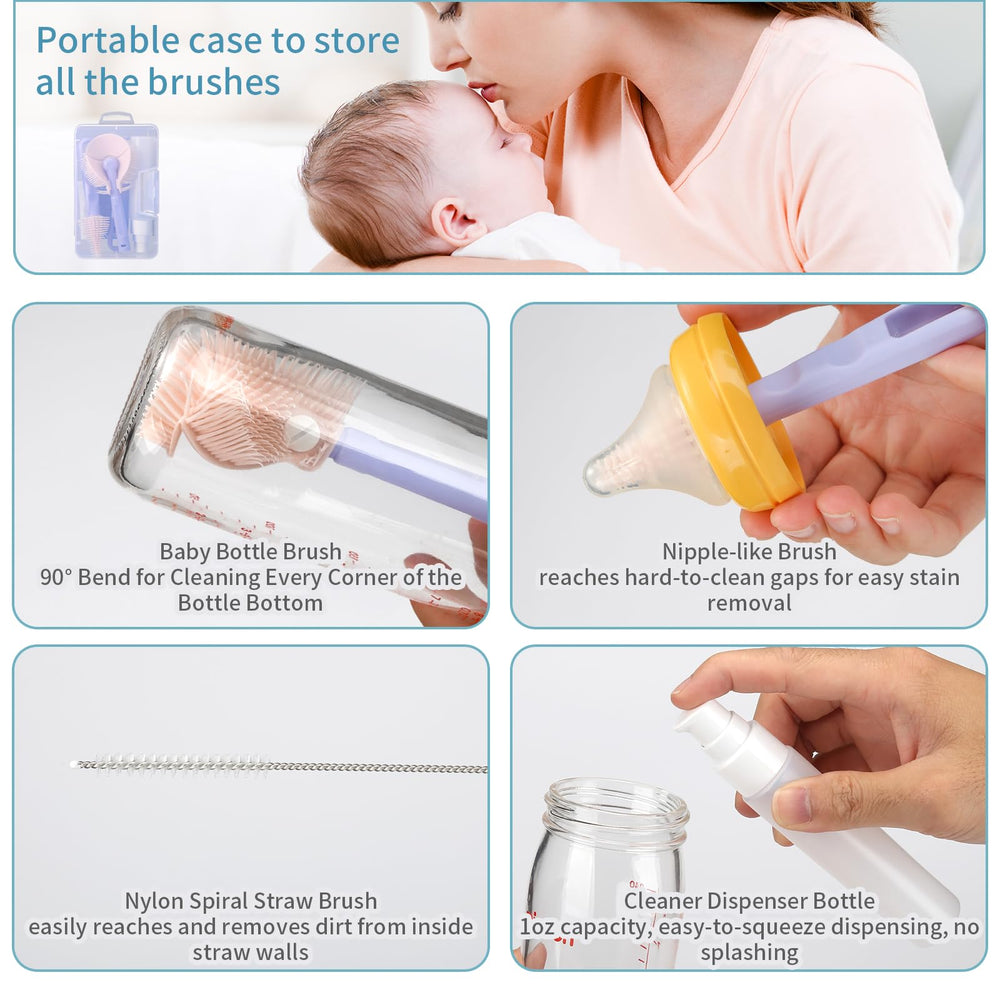 VOOWO soap dispenser 1oz with spill-free nozzle for controlled pouring.