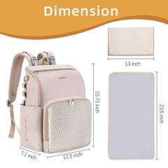 vosmles diaper bag anti-theft back pocket protects valuables on outings