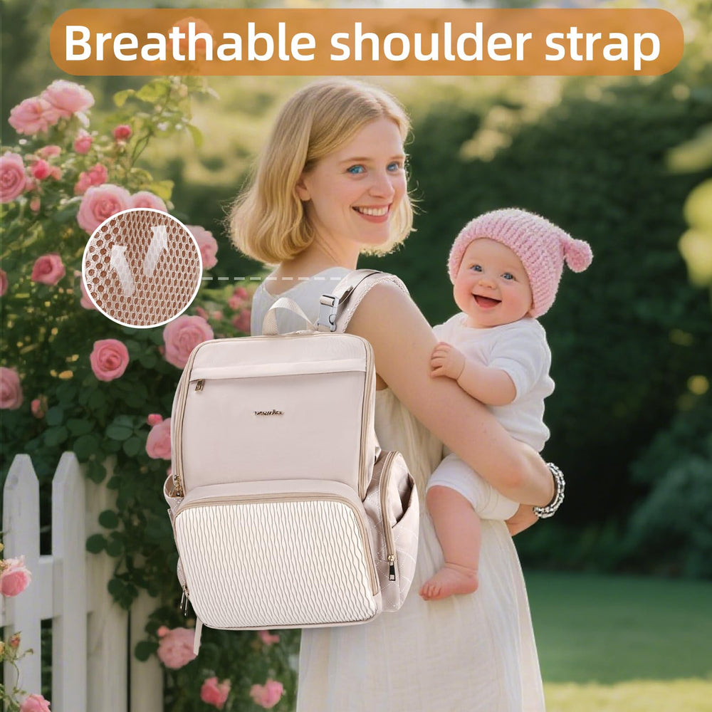 vosmles diaper bag insulated bottle pockets maintain formulas or milk temperatures