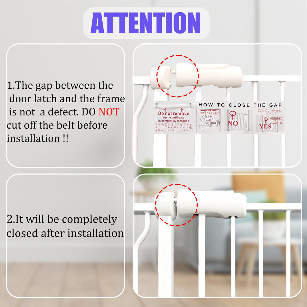 Vothco wide doorway gate fits large openings while maintaining safe boundaries.