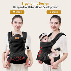 vrbabies baby carrier back carry for growing toddlers with ergonomic support.