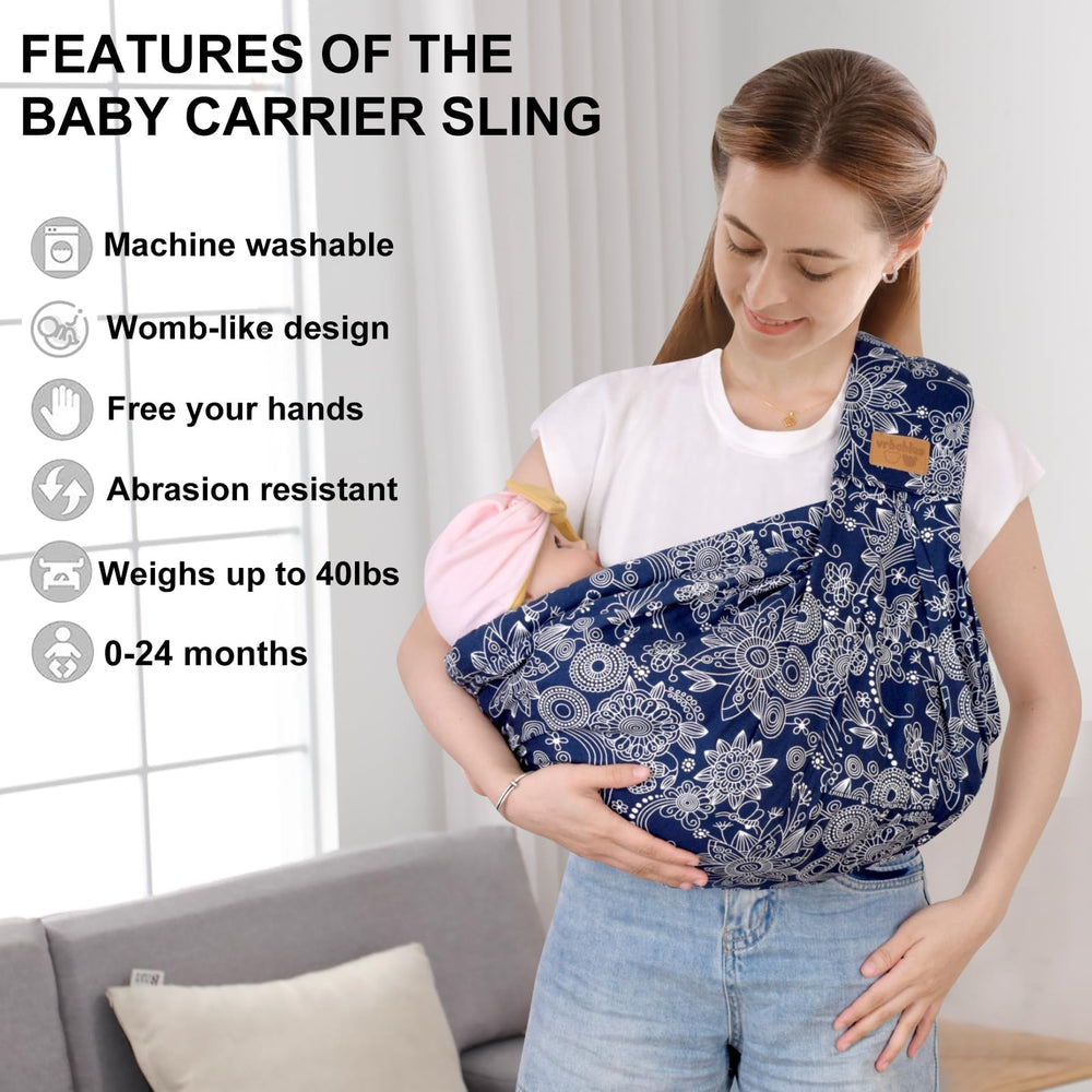 VRBabies sling folds compactly for travel