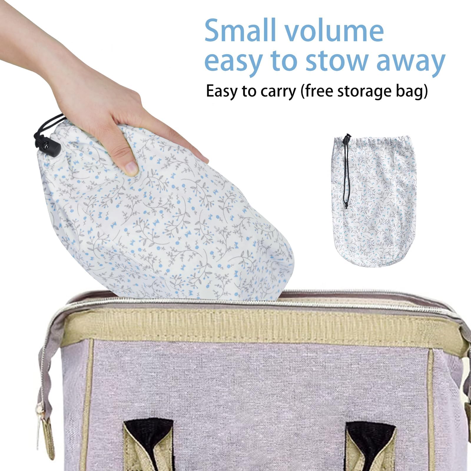 VRBABIES sling supports newborn to toddler use with adaptable sizing.