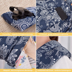 VRBabies sling highlights padded shoulders for ergonomic wear