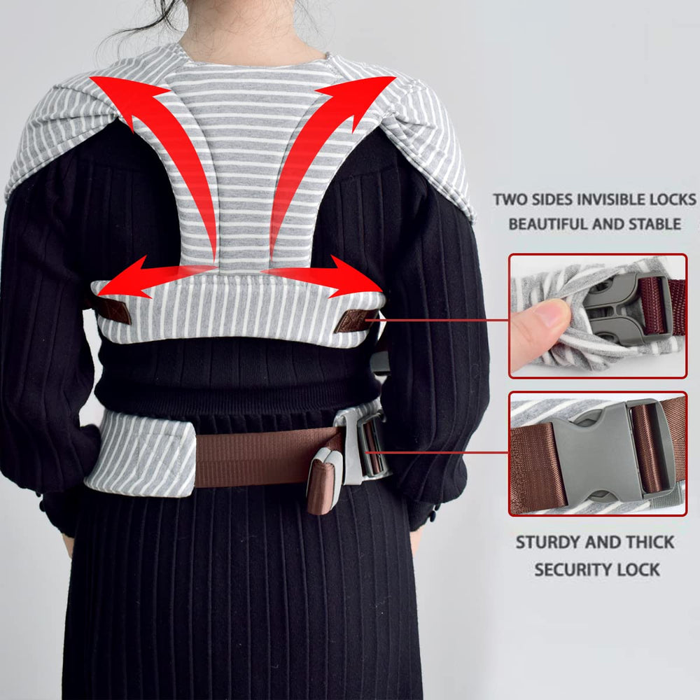 vrbabies baby wrap baby in front chest position showing secure, close contact