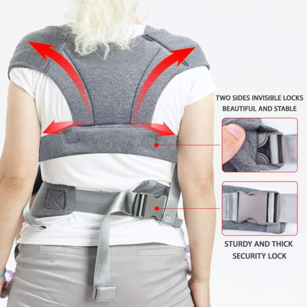 vrbabies baby wrap supports M-shaped sitting for healthy leg and spine