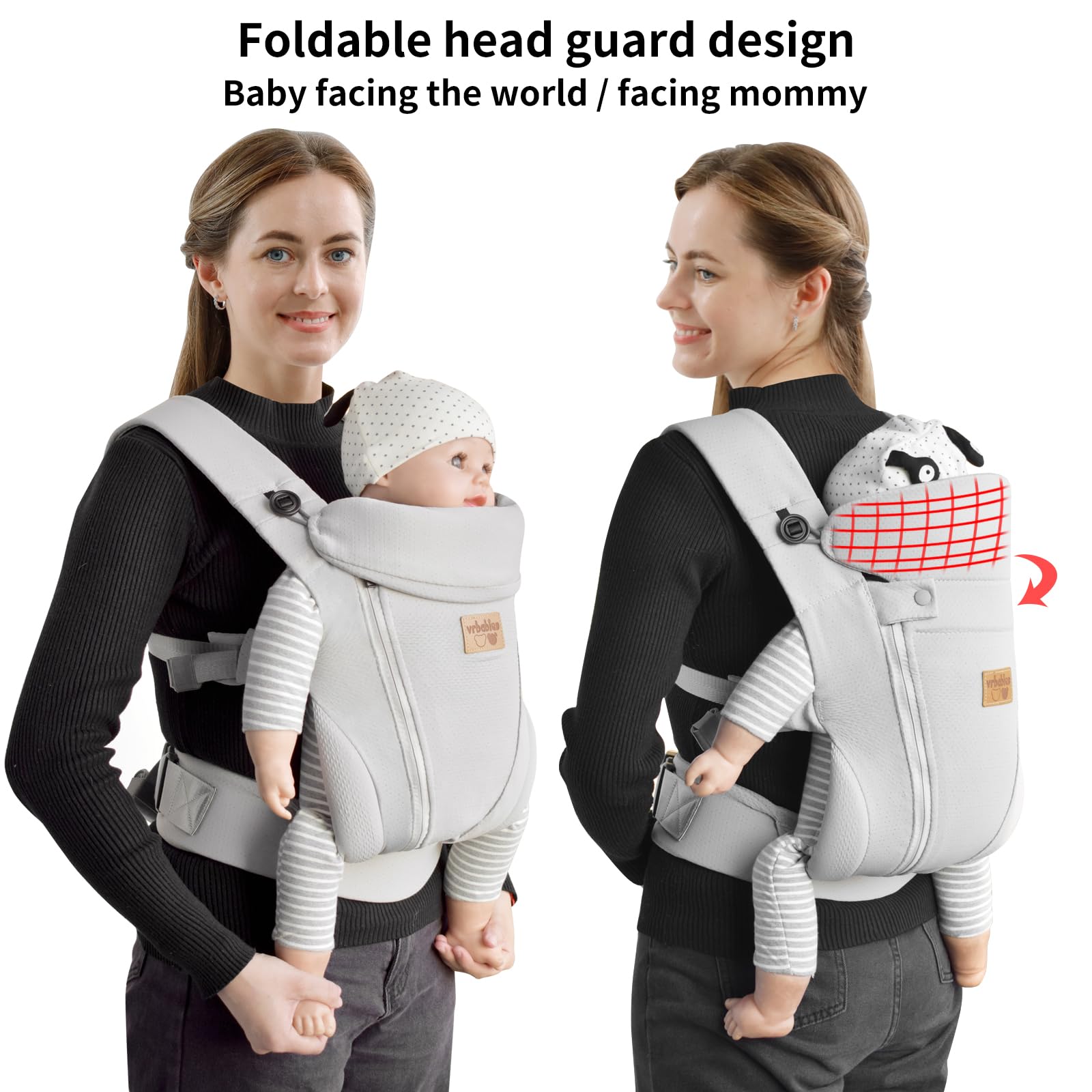vrbabies gift-ready packaging in light grey is suitable for baby showers
