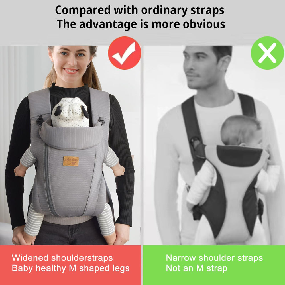 vrbabies Mom-friendly strap demonstrates quick setup and secure, adjustable fit.