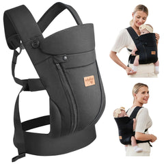 vrbabies new-upgrade-ergonomic-baby-carrier offers comfortable wear from newborn to toddler.