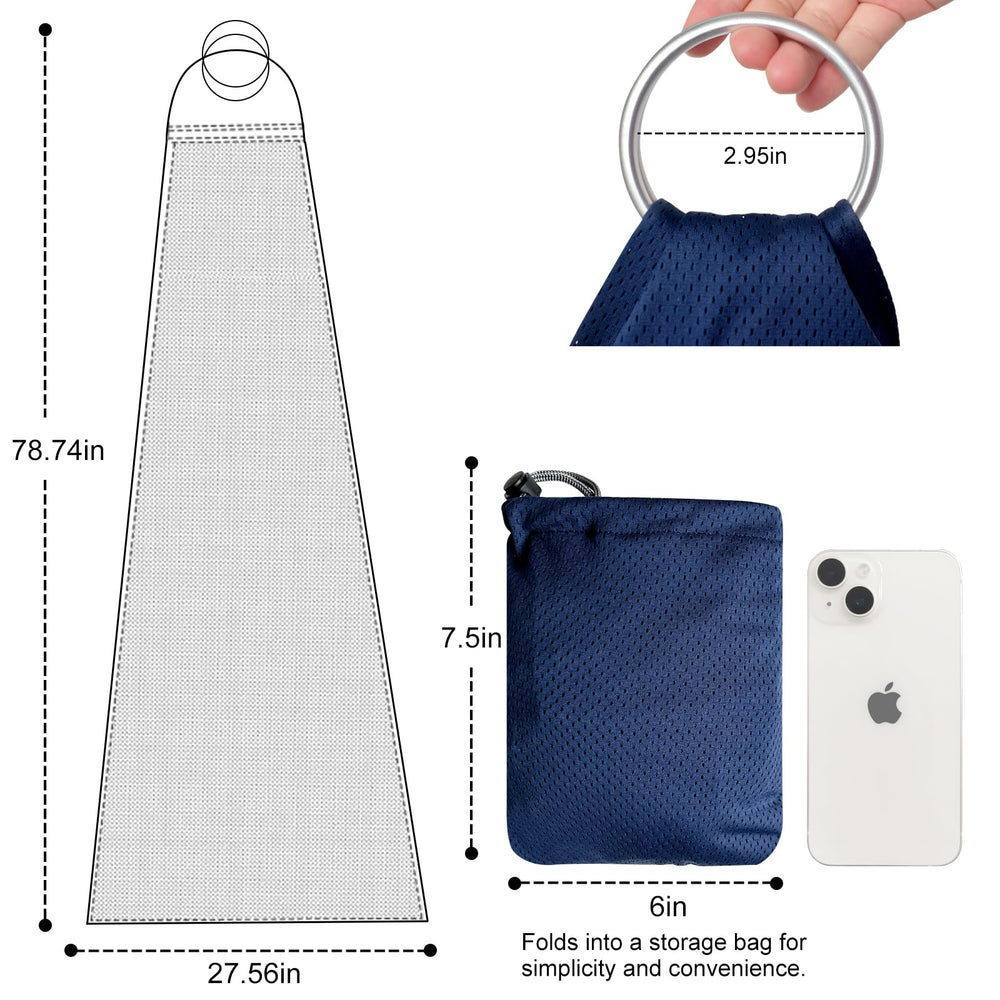 vrbabies Water Ring Sling dark blue baby-friendly design supports bonding during outings.